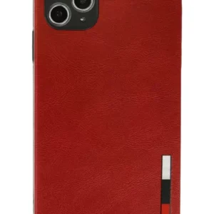 Newface İphone 11 Pro Kılıf Loop Deri Silikon - Kırmızı