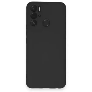 Newface Tecno Pova Neo Kılıf Nano İçi Kadife Silikon - Siyah