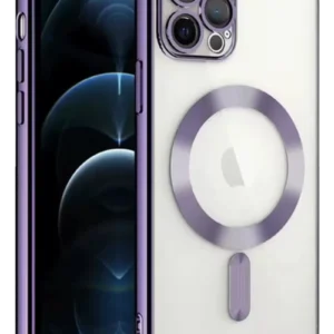 Newface İphone 13 Pro Kılıf Kross Magneticsafe Kapak - Mor