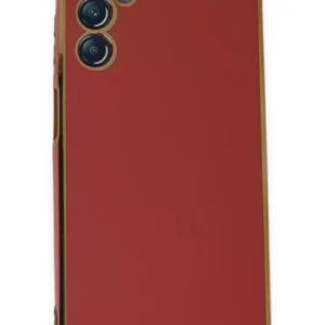 Newface Samsung Galaxy M14 5g Kılıf Volet Silikon - Kırmızı