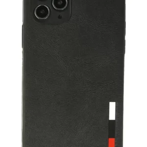 Newface İphone 11 Pro Max Kılıf Loop Deri Silikon - Siyah