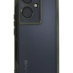 Newface Vivo V29 Lite Kılıf Razer Lensli Silikon - Yeşil
