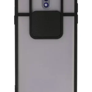 Newface Samsung Galaxy J7 Pro / J730 Kılıf Palm Buzlu Kamera Sürgülü Silikon - Siyah