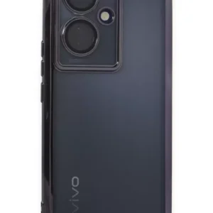 Newface Vivo V29 Lite Kılıf Razer Lensli Silikon - Mor