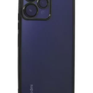 Newface Xiaomi Redmi 12 Kılıf Razer Lensli Silikon - Siyah