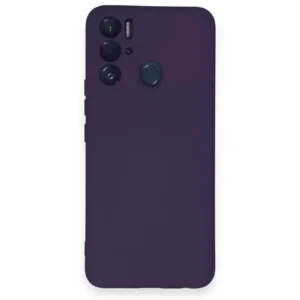 Newface Tecno Pova Neo Kılıf Nano İçi Kadife Silikon - Mor