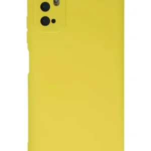 Newface Xiaomi Redmi Note 10 5g Kılıf Nano İçi Kadife Silikon - Sarı