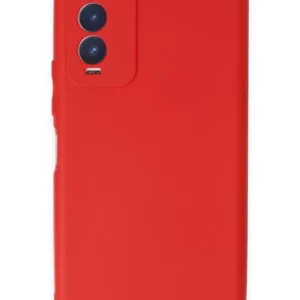 Newface Tecno Camon 18 Kılıf First Silikon - Kırmızı