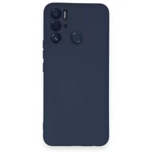 Newface Tecno Pova Neo Kılıf Nano İçi Kadife Silikon - Lacivert