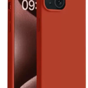 Newface İphone 15 Kılıf First Silikon - Kırmızı