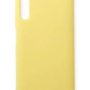 Newface Huawei P Smart Pro / Y9s Kılıf Nano İçi Kadife Silikon - Sarı