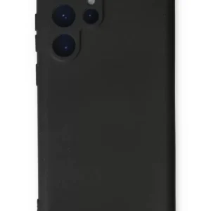 Newface Samsung Galaxy S23 Ultra Kılıf Nano İçi Kadife Silikon - Siyah