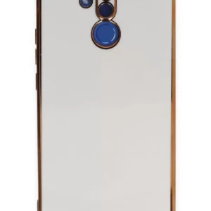 Newface Huawei Mate 20 Lite Kılıf Volet Silikon - Beyaz