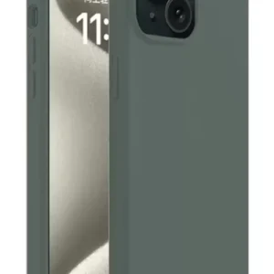 Newface İphone 15 Kılıf First Silikon - Koyu Yeşil