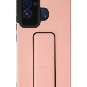 Newface Tecno Pova Neo Kılıf Mega Standlı Silikon - Pudra