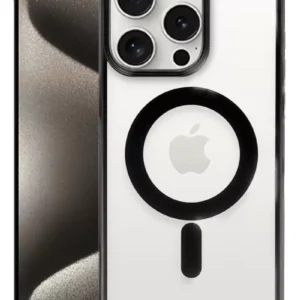 Newface İphone 15 Pro Max Kılıf Erozi Magsafe Kapak - Siyah