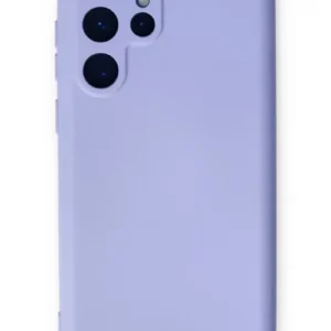 Newface Samsung Galaxy S23 Ultra Kılıf Nano İçi Kadife Silikon - Lila