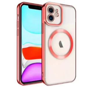 Newface İphone 12 Kılıf Kross Magneticsafe Kapak - Kırmızı