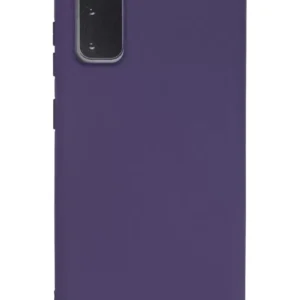 Newface Samsung Galaxy S20 Kılıf Nano İçi Kadife Silikon - Mor