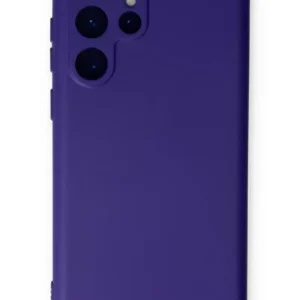 Newface Samsung Galaxy S23 Ultra Kılıf Nano İçi Kadife Silikon - Mor