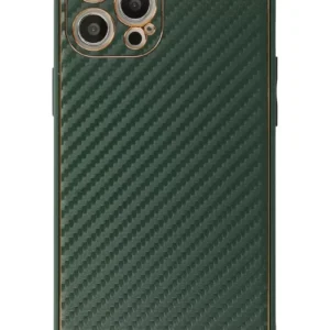 Newface İphone 12 Pro Kılıf Coco Karbon Silikon - Yeşil