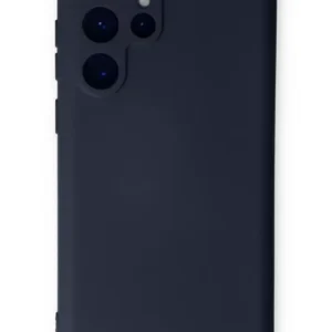 Newface Samsung Galaxy S23 Ultra Kılıf Nano İçi Kadife Silikon - Lacivert