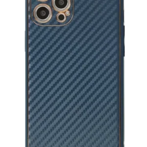 Newface İphone 12 Pro Kılıf Coco Karbon Silikon - Mavi
