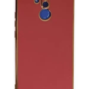 Newface Huawei Mate 20 Lite Kılıf Volet Silikon - Kırmızı