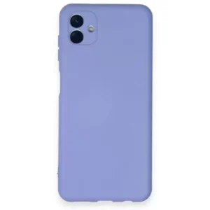 Newface Samsung Galaxy A04 Kılıf Nano İçi Kadife Silikon - Lila