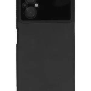 Newface Xiaomi Poco M5 Kılıf Loop Deri Silikon - Siyah