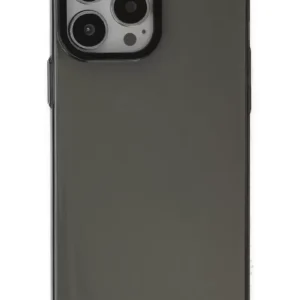 Newface İphone 13 Pro Max Kılıf Anka Pc Sert Metal Kapak - Siyah