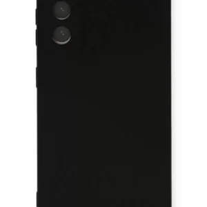 Newface Samsung Galaxy S21 Fe Kılıf Nano İçi Kadife Silikon - Siyah