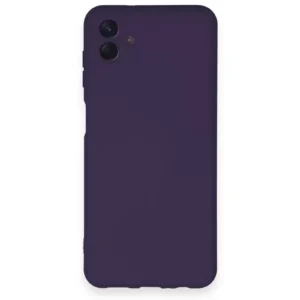 Newface Samsung Galaxy A04 Kılıf Nano İçi Kadife Silikon - Mor