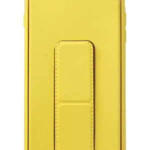 Newface İphone 7 Plus Kılıf Coco Deri Standlı Kapak - Sarı