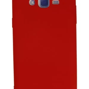 Newface Samsung Galaxy J7 Kılıf Nano İçi Kadife Silikon - Kırmızı