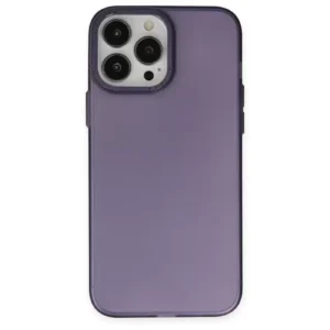 Newface İphone 14 Pro Max Kılıf Modos Metal Kapak - Derin Mor