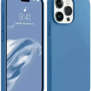 Newface İphone 15 Pro Kılıf First Silikon - Mavi