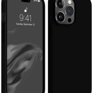 Newface İphone 15 Pro Max Kılıf First Silikon - Siyah