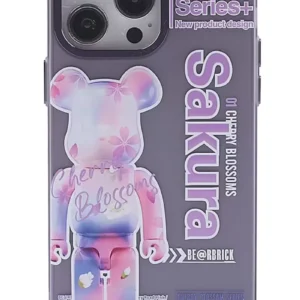 Newface İphone 14 Pro Max Kılıf Prada Desenli Kapak - Prada Mor - 1