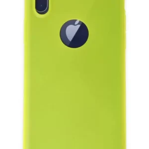 Newface İphone X Kılıf First Silikon - Parlak Sarı
