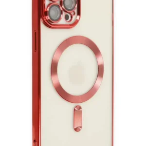 Newface İphone 12 Pro Max Kılıf Kross Magneticsafe Kapak - Kırmızı