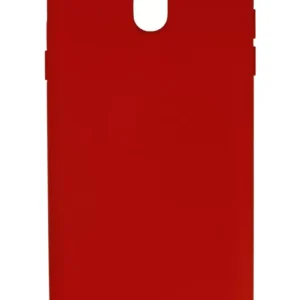 Newface Samsung Galaxy J7 Pro / J730 Kılıf Nano İçi Kadife Silikon - Kırmızı