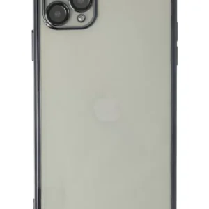 Newface İphone 11 Pro Max Kılıf Razer Lensli Silikon - Siyah