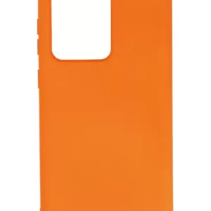 Newface Samsung Galaxy S20 Ultra Kılıf Nano İçi Kadife Silikon - Turuncu