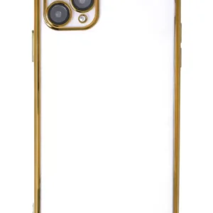 Newface İphone 11 Pro Max Kılıf Razer Lensli Silikon - Gold