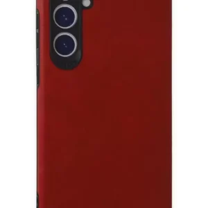 Newface Samsung Galaxy S23 Fe Kılıf Loop Deri Silikon - Kırmızı