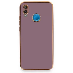 Newface Huawei P20 Lite Kılıf Volet Silikon - Mor