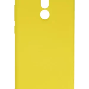 Newface Huawei Mate 10 Lite Kılıf Nano İçi Kadife Silikon - Sarı