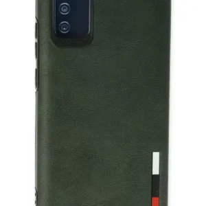 Newface Samsung Galaxy A03s Kılıf Loop Deri Silikon - Yeşil