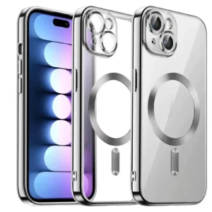 Newface İphone 13 Kılıf Kross Magneticsafe Kapak - Gümüş